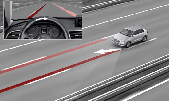 Helping the driver to stay in perfect control: Audi active lane assist
